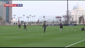 تمرین تیم فوتبال امروز منچسترسیتی در ابوظبی+ویدیو