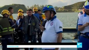 ویدئو- غرق شدن یک کشتی توریستی در کلمبیا