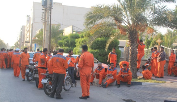 اعتراضات کارگران در الاحواز (خوزستان)