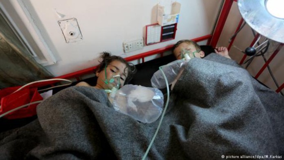 کشته شدن ده‌ها تن در اثر حمله شیمیایی با گاز سمی از سوی رژیم اسد