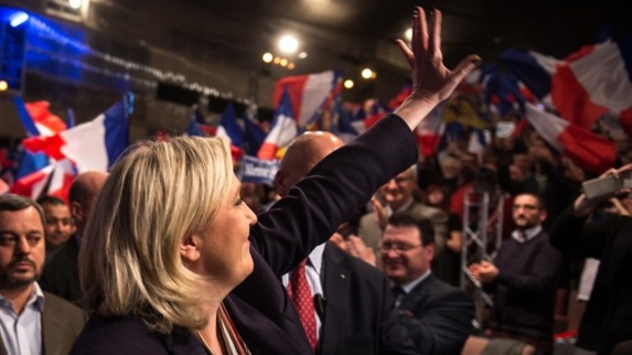 برنده شدن امانوئل مکرون و مارین لوپن برای دور اول انتخابات در فرانسه