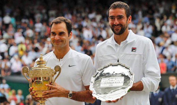 فدرر صاحب هشتمین قهرمانی تنیس ویمبلدون 2017 شد فدرر صاحب هشتمین قهرمانی تنیس ویمبلدون 2017 شد