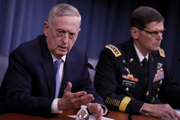 وزیر دفاع آمریکا: شلیک کره شمالی به سمت آمریکا میتواند آغازگر جنگ باشد وزیر دفاع آمریکا: شلیک کره شمالی به سمت آمریکا میتواند آغازگر جنگ باشد