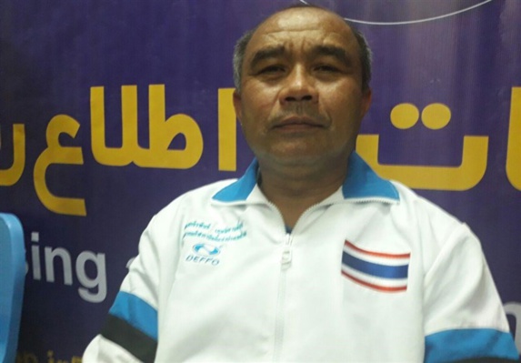 روسری برای مربی مرد تیم زنان تایلند در مسابقات گرگان + عکس روسری برای مربی مرد تیم زنان تایلند در مسابقات گرگان + عکس