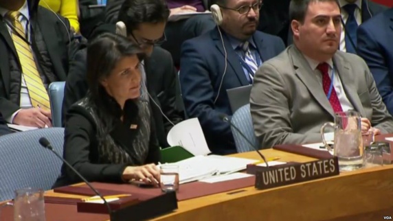 نشست اضطراری شورای امنیت درباره اعتراضها در ایران + سخنرانی نیکی هیلی سفیر آمریکا نشست اضطراری شورای امنیت درباره اعتراضها در ایران + سخنرانی نیکی هیلی سفیر آمریکا