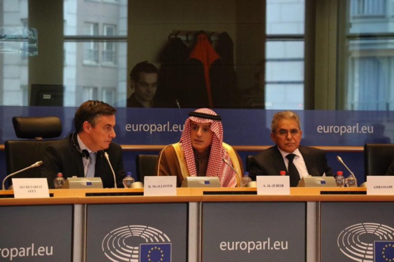 عادل الجبیر در پارلمان اروپا:حاکمان ایران باید بفهمند که دوران انقلاب تمام شد و ما با مردم ایران مشکلی نداریم