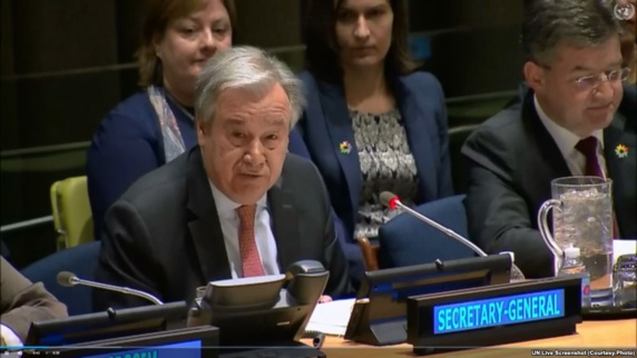 اشاره دبیرکل سازمان ملل به سرکوب اقلیتها، زنان و بازداشت صدها معترض اخیر ایران اشاره دبیرکل سازمان ملل به سرکوب اقلیتها، زنان و بازداشت صدها معترض اخیر ایران