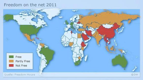 ایران و چین در کانون جغرافیای سانسور اینترنت جهانی