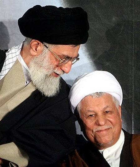 حضور احمدی نژاد در دیدار اعضای مجمع تشخیص مصلحت با خامنه ای