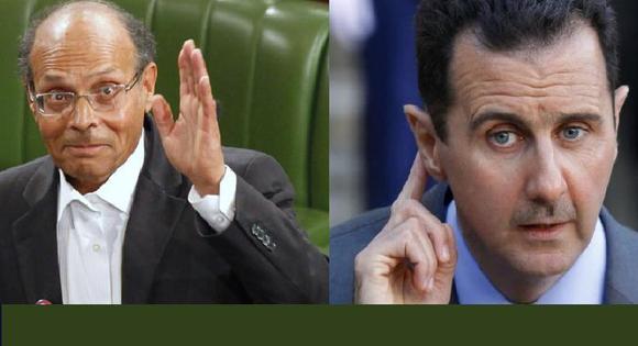 رئیس جمهور تونس خطاب به دیکتاتور سوریه:زنده یا مرده خواهی رفت