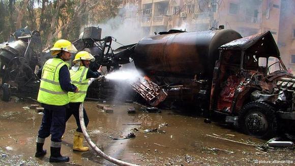 در انفجار دیرالزور سوریه دست‌کم ۹ نفر کشته و ده‌ها نفر زخمی شدند