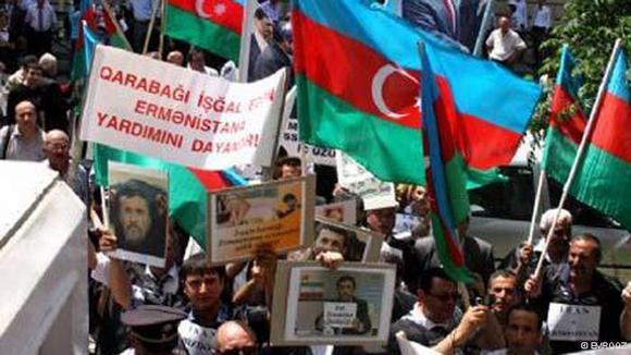تظاهرات واکنشی مردم معترض جمهوری آذربایجان در برابر سفارت ایران در باکو در تاریخ ۱۱ مه (۲۲ اردیبهشت) با شعارهای شدید علیه علی خامنه‌ای، رهبر جمهوری اسلامی و دخالت‌های ایران در جمهوری آذربایجان و منطقه