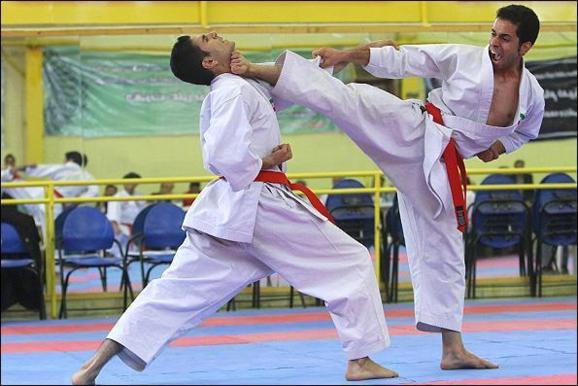 کاراته باز ایرانی پس از شکست با داور ژاپنی در گیر شد