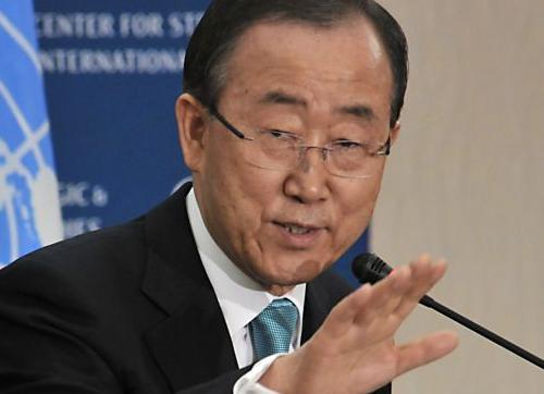 بان کی مون دبیرکل سازمان ملل: کشتار در سوریه را متوقف کنید