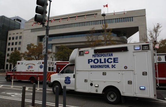 بسته مشکوک در سفارت کانادا در واشنگتن