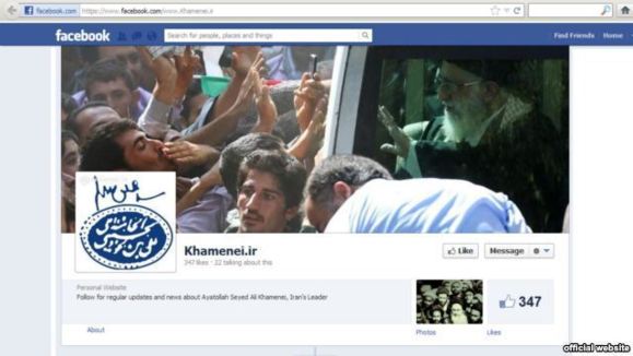 خامنه‌ای به عضویت فیس بوک درآمد
