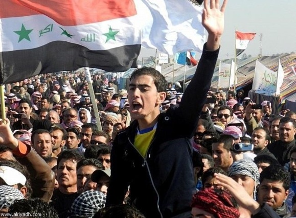 تظاهرات در اعتراض به سیاست‌های نوری مالکی نخست وزیر عراق همچنان ادامه دارد