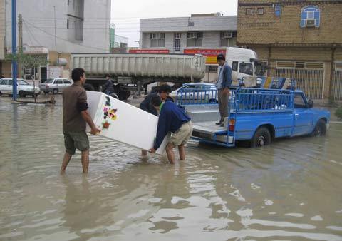 آب گرفتگی در سربندر