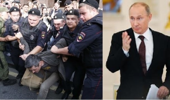 پلیس روسیه گروهی از هواداران معترض سرشناس را بازداشت کرد