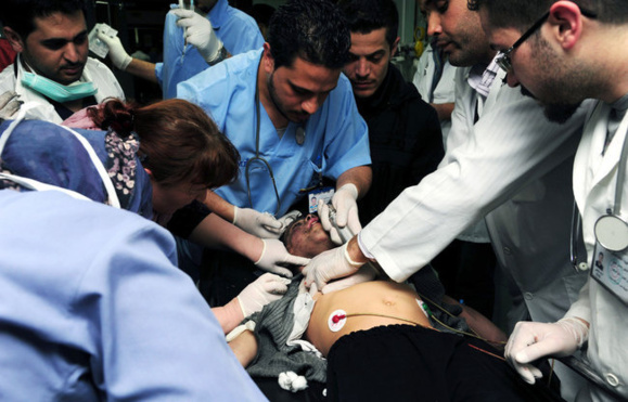 رژیم جنایتکار اسد با گاز سمی صدها نفر را کشت