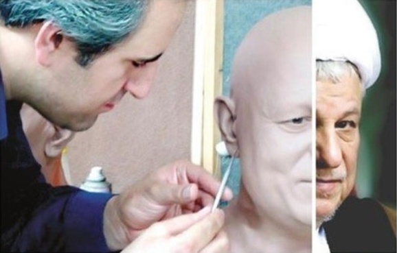 مراحل ساخت مجسمه اکبر هاشمی رفسنجانی مراحل ساخت مجسمه اکبر هاشمی رفسنجانی