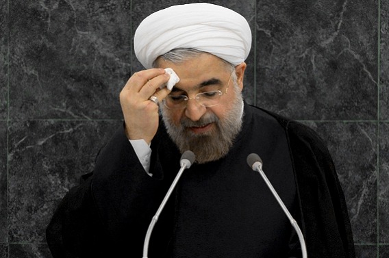 روحانی در نیویورک دیدگاه های محمود احمدی نژاد را با لحنی آرام ومودبانه مطرح کردند