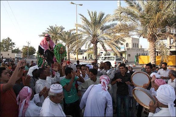 جشن عروسی در جزیره عرب نشین قشم