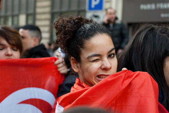 روز زن در تونس به راه پیمایی واعتراض علیه دولت اسلامگرای این کشور بدل شد+عکس روز زن در تونس به راه پیمایی واعتراض علیه دولت اسلامگرای این کشور بدل شد+عکس