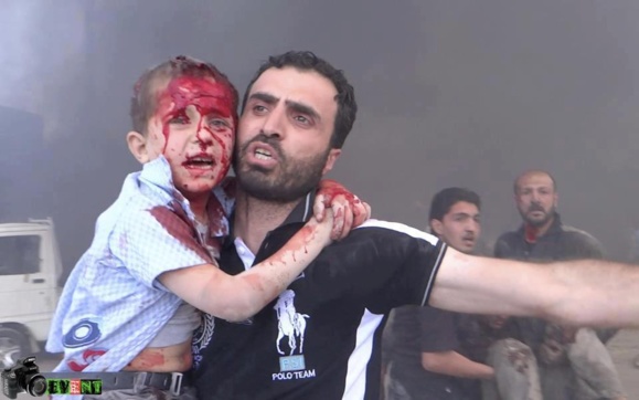 بمب های بشکه ای در حلب ۱۳ کشته برجای گذاشت