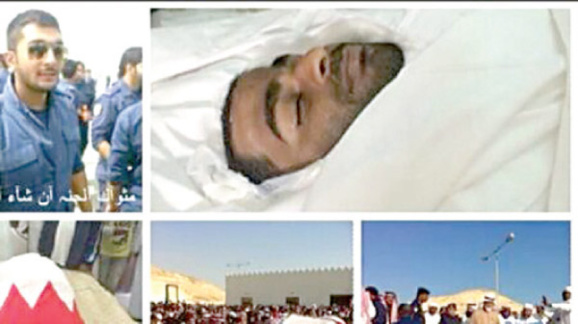 مامور پلیسی که در حین ماموریت  در انفجار تروریستی اخیر بحرین  کشته شد