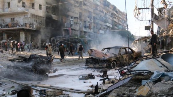 انفجار هتل ۱۵۰ ساله حلب را ویران کرد