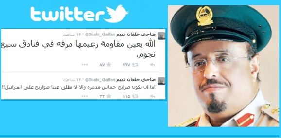 انتقاد شدید رئیس پلیس دبی از رهبران جنبش حماس انتقاد شدید رئیس پلیس دبی از رهبران جنبش حماس