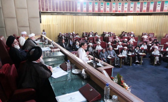 سخنرانی شمخانی به جای سلیمانی در مجلس خبرگان سخنرانی شمخانی به جای سلیمانی در مجلس خبرگان