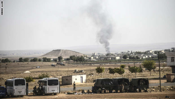 نیروهای داعش تپه استراتژیک "مشته نور" مشرف به شهر کوبانی را تصرف کردند