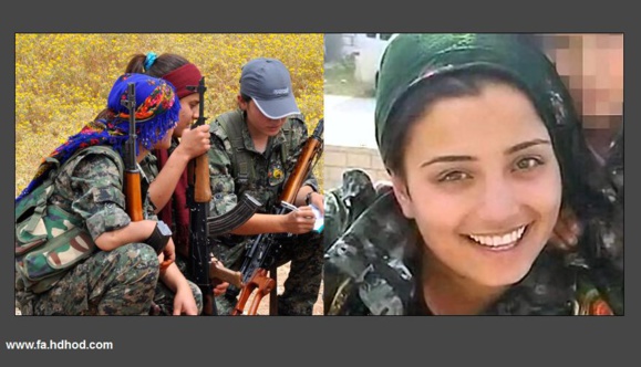 دختر شجاع کردستان با 'عملیات انتحاری' به استقبال نیروهای داعش رفت