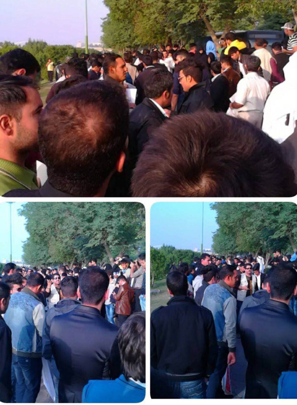 حمله نیروهای انتظامی و لباس شخصی به حامیان کارون و بازداشت شماری از آنها حمله نیروهای انتظامی و لباس شخصی به حامیان کارون و بازداشت شماری از آنها