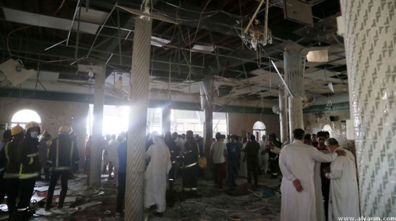 انفجار مرگبار در مسجد امام علی شهر القدیح عربستان سعودی+عکس