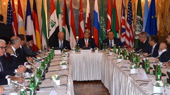 اظهارات جان کری پس از پایان نشست سوریه در وین اظهارات جان کری پس از پایان نشست سوریه در وین