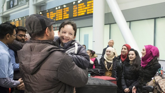 نخستین گروه پناهجویان سوری وارد کانادا شد