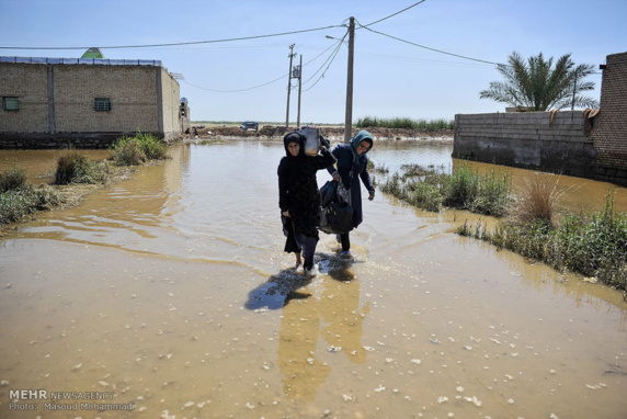 شهرستان شوش درمحاصره چندین روزه سیل/ گزارش تصویری شهرستان شوش درمحاصره چندین روزه سیل/ گزارش تصویری