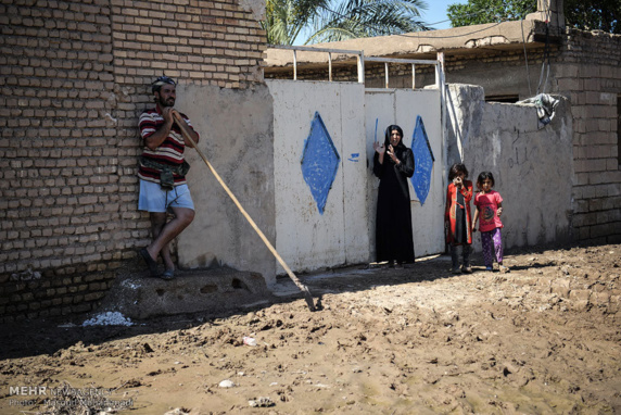 شهرستان شوش درمحاصره چندین روزه سیل/ گزارش تصویری شهرستان شوش درمحاصره چندین روزه سیل/ گزارش تصویری