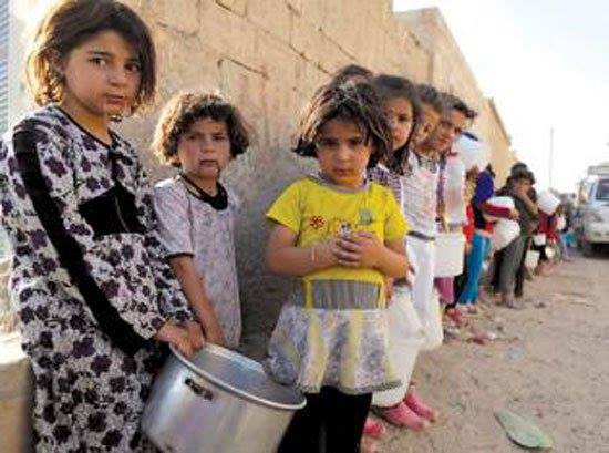 خطر گرسنگی، 400 هزار غیر نظامی را در حلب سوریه تهدید می کند