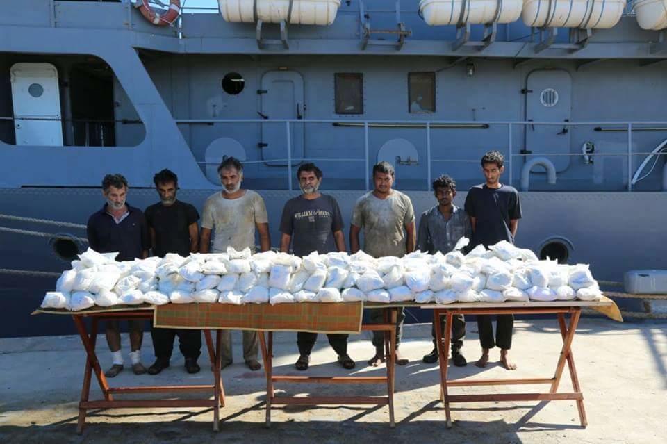محموله بزرگ مواد مخدر ایرانی توسط نیروی دریایی مصر توقیف شد 