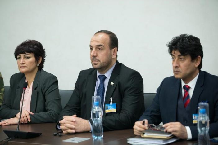 نصر الحریری رئیس هیأت عالی مذاکرات اپوزیسیون سوریه بر نقش شیطانی رژیم ایران در سوریه تأکید کرد نصر الحریری رئیس هیأت عالی مذاکرات اپوزیسیون سوریه بر نقش شیطانی رژیم ایران در سوریه تأکید کرد