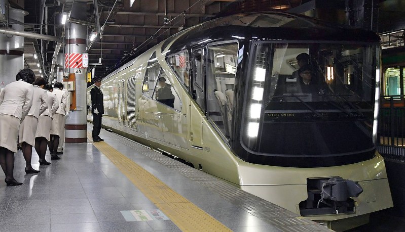 گزارش تصویری لوکس ترین قطار مسافربری جهان در ژاپن