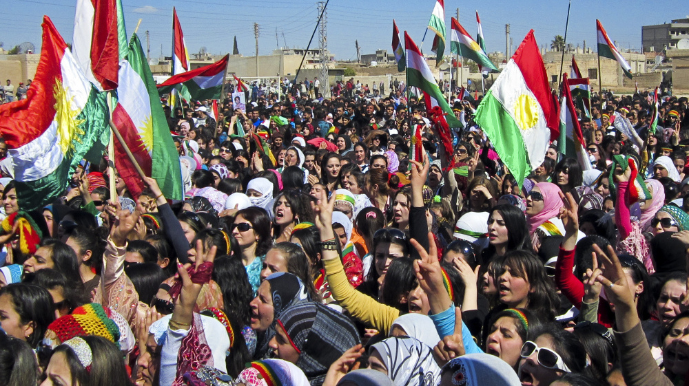 تظاهرات گسترده مردم کوردستان در اعتراض به حضور حشد الشعبی در کرکوک