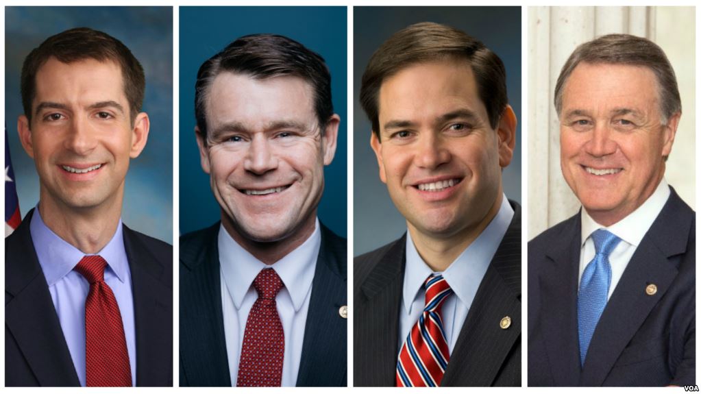 ۱۴ سناتور آمریکا خواستار تشدید تحریم جمهوری اسلامی ایران توسط ترامپ شدند ۱۴ سناتور آمریکا خواستار تشدید تحریم جمهوری اسلامی ایران توسط ترامپ شدند