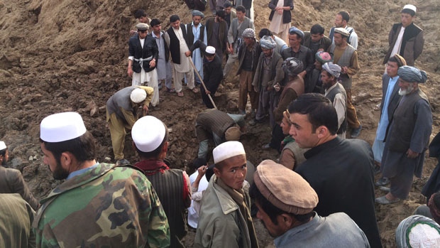 رانش زمین در افغانستان ۲۵۰۰ نفر را زیر خاک مدفون کرد