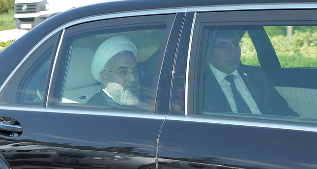 حسن روحانی رئیس جمهور ایران وارد ترکیه شد
