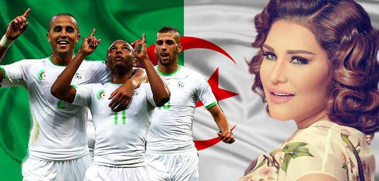 توپی از الماس،جایزه "احلام" خواننده پر آوازه امارات عربی برای سبز پوشان الجزائر